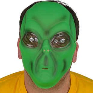 Plastová maska mimozemšťana na karneval
