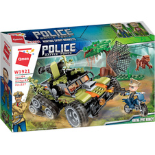 Stavebnice Qman Police Odhalení lovců opic