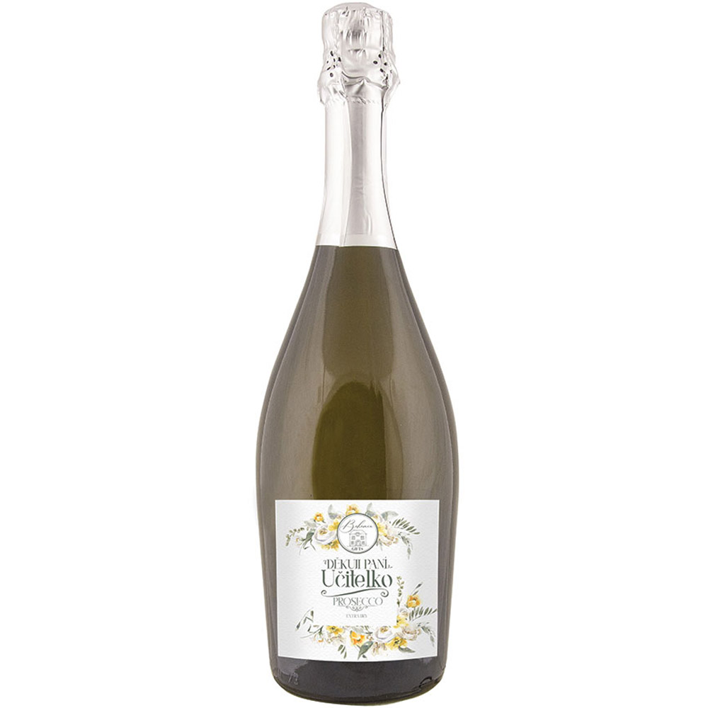 Dárkové prosecco 0,75 l paní učitelce