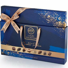 Elit Luxury Collection Luxusní velká modrá bonboniéra