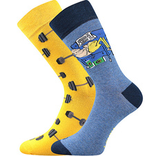 Veselé ponožky - Činky