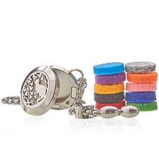 Aroma náramek - Kočka & květy 20 mm