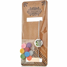 Aroma náramek - Kočka & květy 20 mm