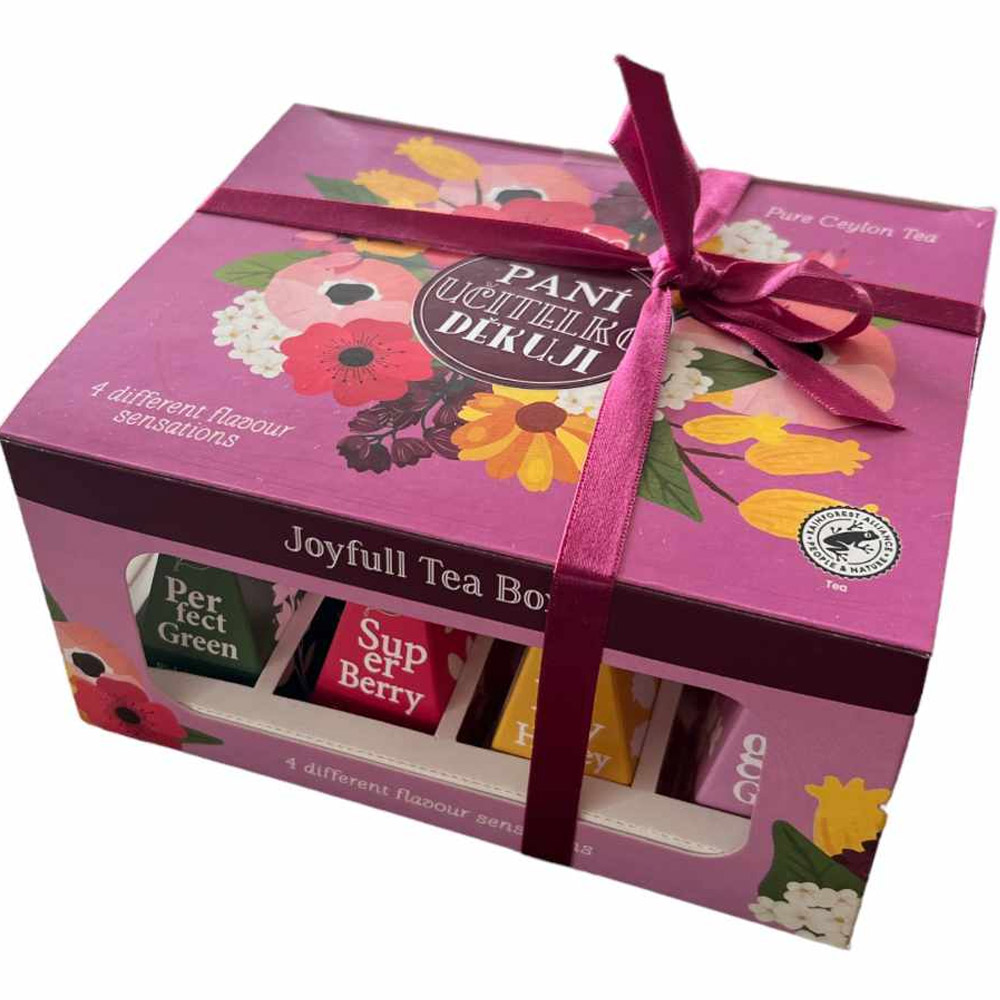 Dárková sada čajů Pyramid tea box – pro paní učitelku