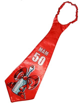 Narozeninová kravata k padesátinám - Mám 50