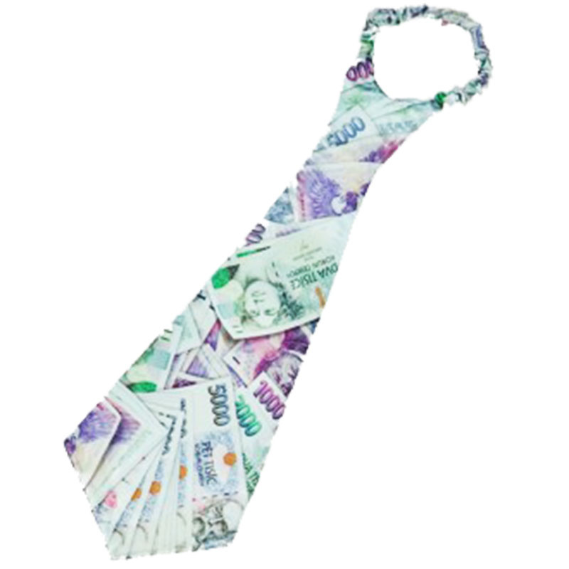 Maxi kravata - Peníze