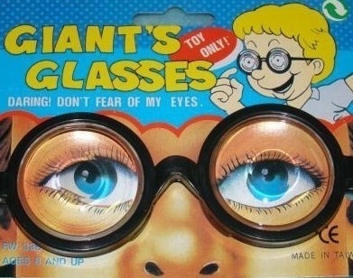 Brýle zvětšující oči