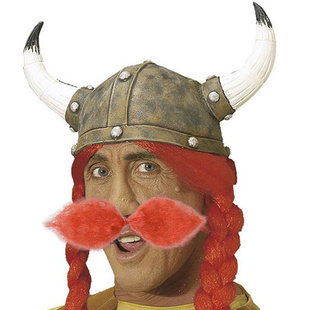 Knír viking - Rezavý - Obelix