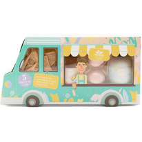 Zmrzlinový vůz – Vanilka a jahoda kosmetický set
