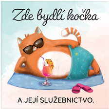 Magnetka - Zde bydlí kočka a její služebnictvo