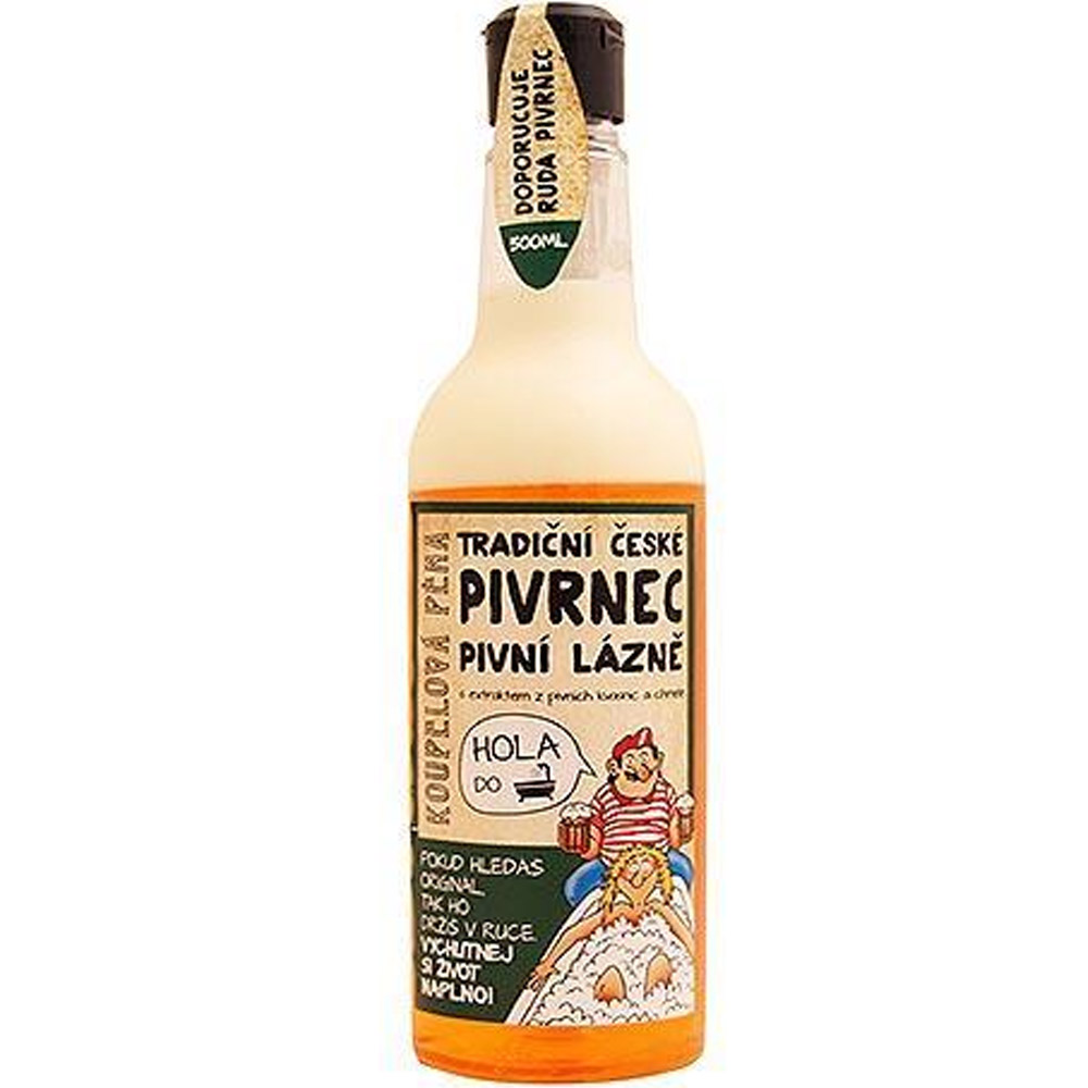 Pivrnec pivní koupelová pěna 500 ml – světlá