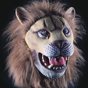 Karnevalová maska Lev s hřívou vyzubený