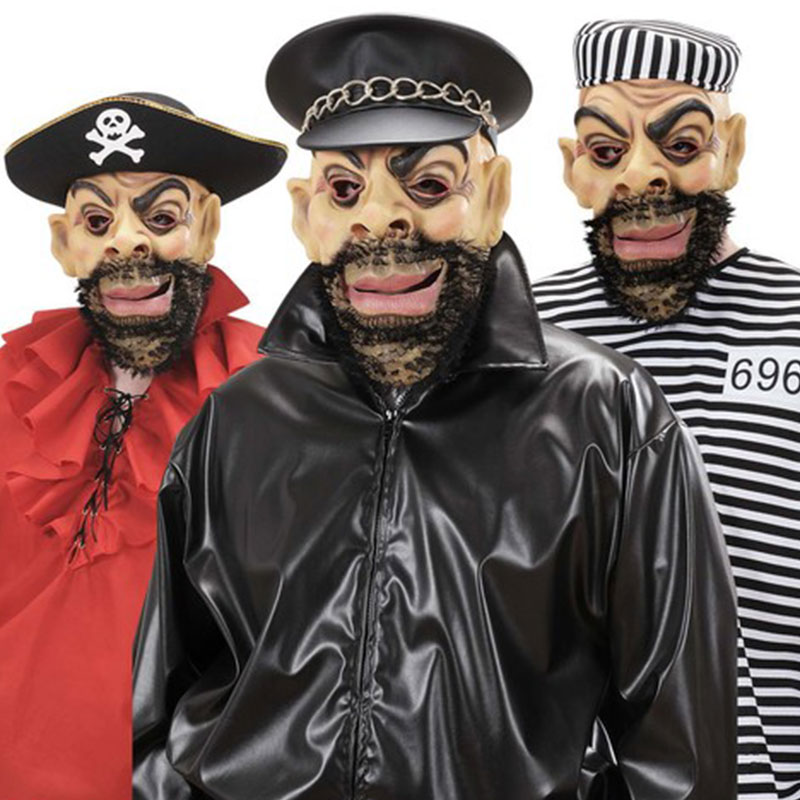 Maska s vousama - vězeň, darebák, drsňák