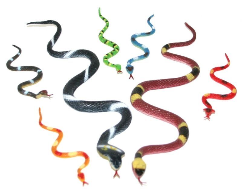 Gumoví hadi - 6 různých hadů