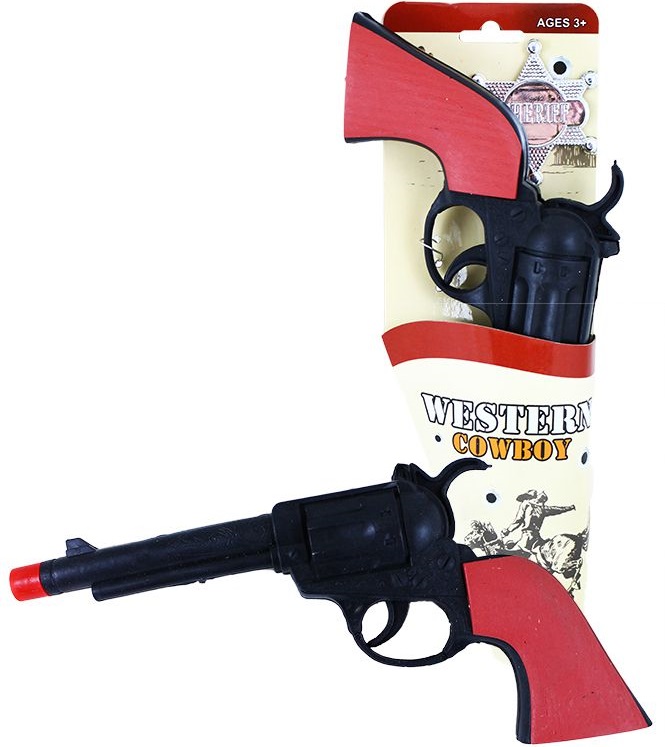 Kovbojská pistole s odznakem Sheriff