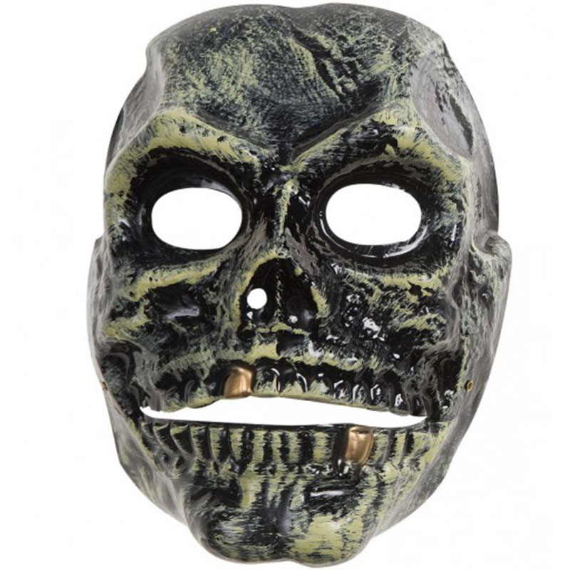 Plastová maska - Lebka s pohyblivou spodní čelistí