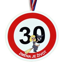 Medaile k 30. narozeninám pro ženu
