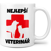 Hrnek - Nejlepší veterinář – kříž