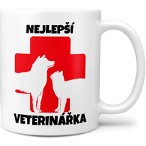 Hrnek - Nejlepší veterinářka – kříž