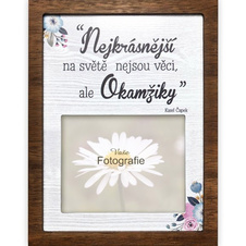 Fotorámeček obdelníkový  - Nejkrásnější na světě