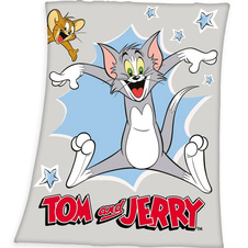 Fleece deka Tom a Jerry 130 x 170 cm