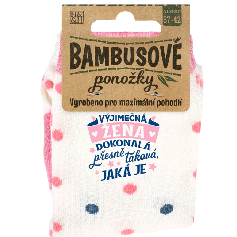 Bambusové ponožky - Výjimečná žena