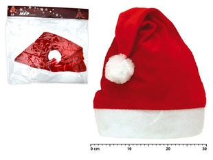 Klasická vánoční čepice nejen pro Santa Clause