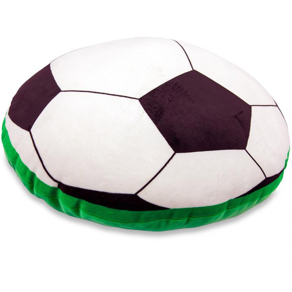 Fotbalový míč s ukrytou píšťalkou - polštářek průměr 30 cm
