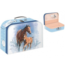 Kufřík školní papírový Wild Horses 35 x 23 x 10 cm
