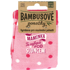 Bambusové ponožky - Maminka