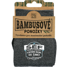 Bambusové ponožky - Šéf