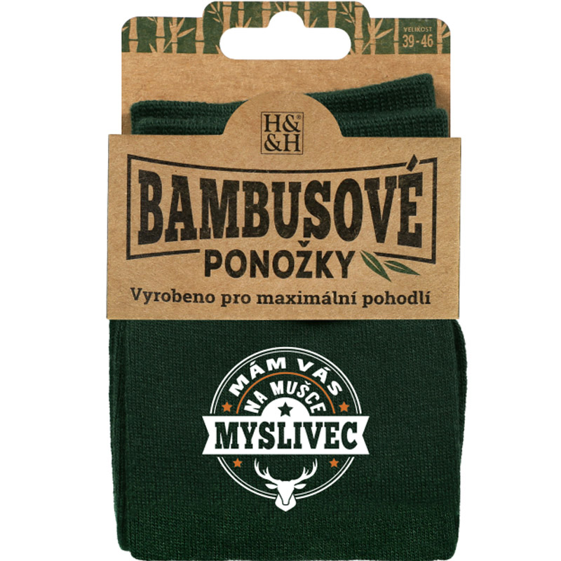Bambusové ponožky - Myslivec