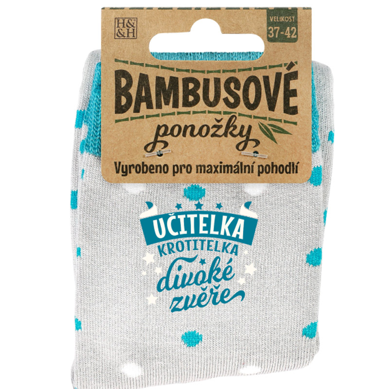 Bambusové ponožky - Učitelka