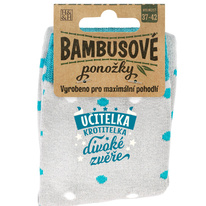 Bambusové ponožky - Učitelka