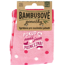 Bambusové ponožky - Princezna