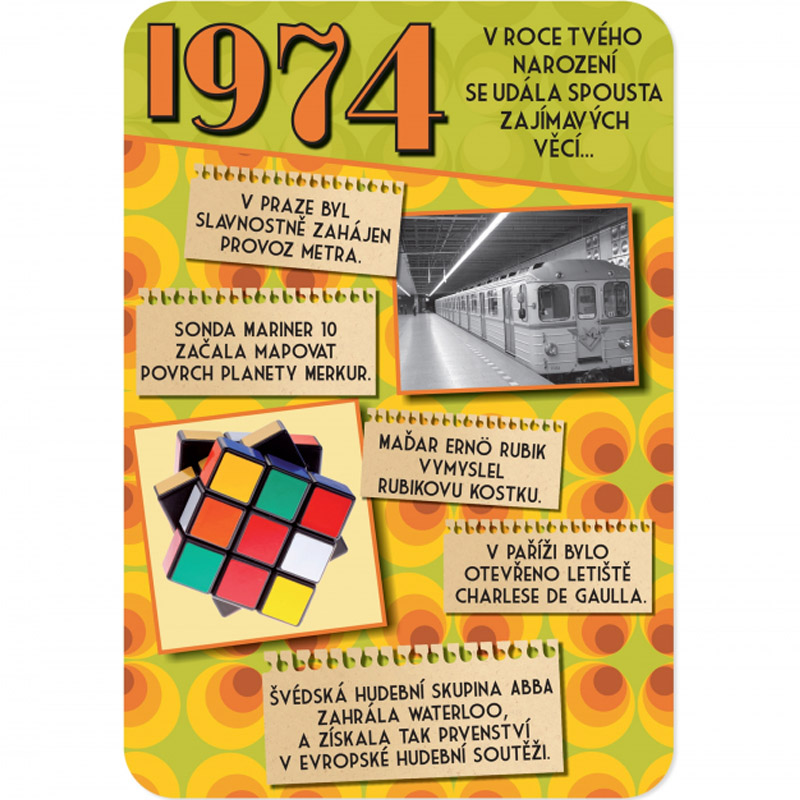 Retro přání - 1974