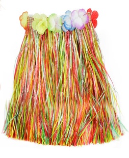 Letní havajská sukně pro ženy a dívky v pestrých barvách a s květy