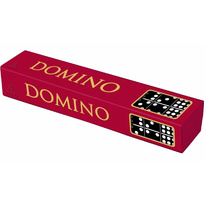 Domino společenská hra dřevo 55 ks