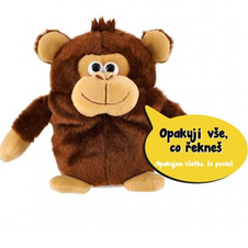 Opička Tonička opakující věty plyš 18 cm