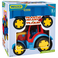 Traktor Gigant s vlečkou plast 102 cm Wader