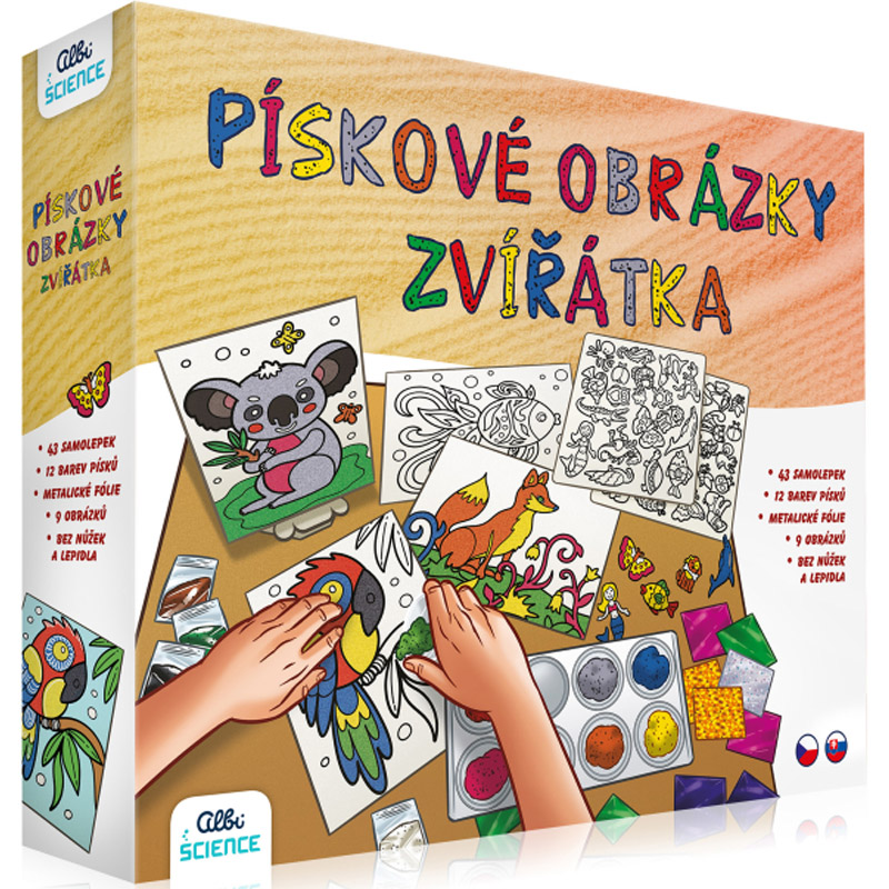 Pískové obrázky - Zvířátka