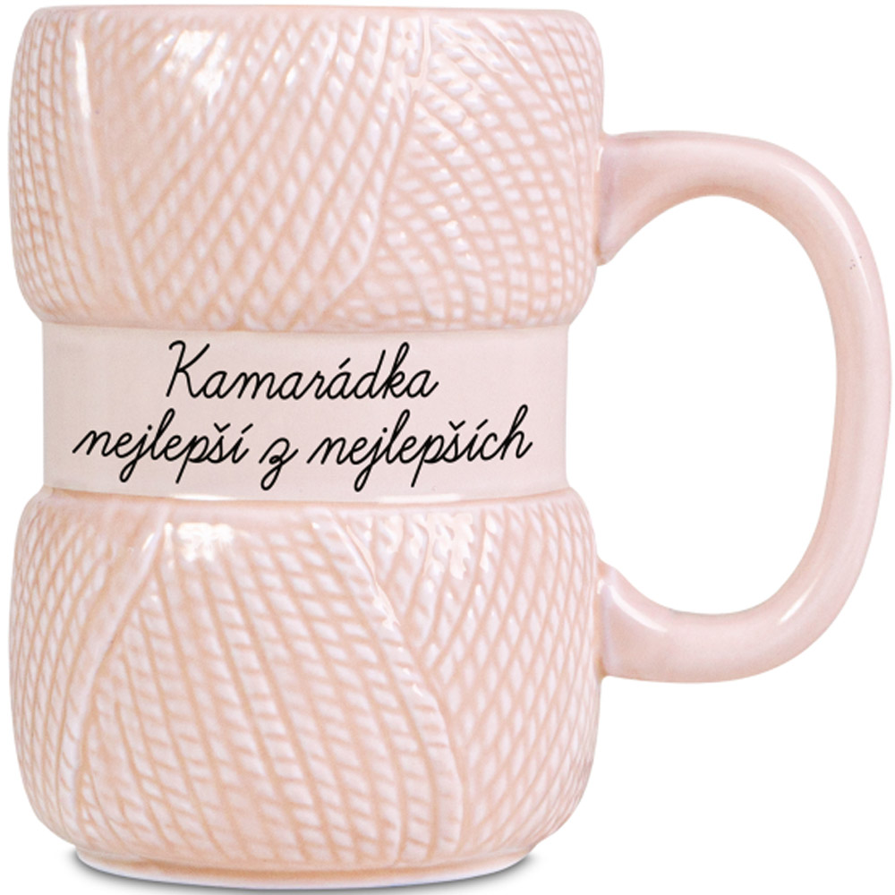 Pletený hrnek - Kamarádka