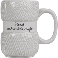 Pletený hrnek - Muž