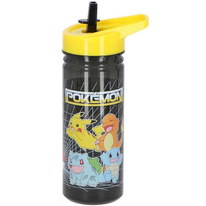 Plastová láhev na pití s pítkem Pokémon