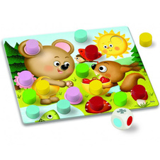 Barevná hra - mozaika/vkládačka