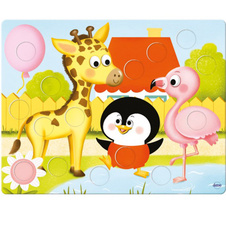 Barevná hra - mozaika/vkládačka