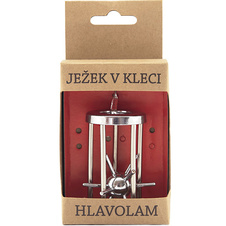 Ježek v kleci - kovový hlavolam