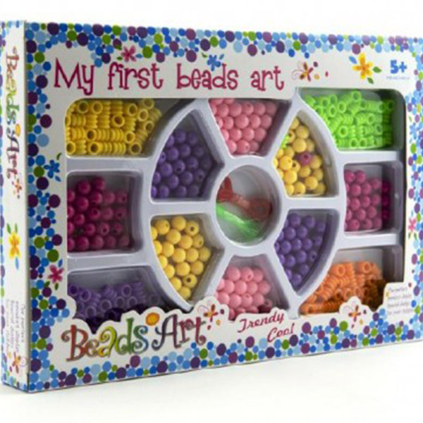 Sada korálků - plastové v krabici