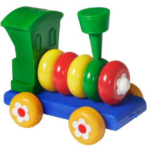 Lokomotiva vlak šroubovací skládací tahací