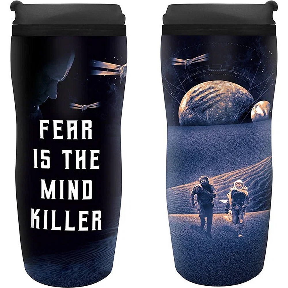 DUNA Hrnek cestovní 355 ml - Fear is the Mind-killer